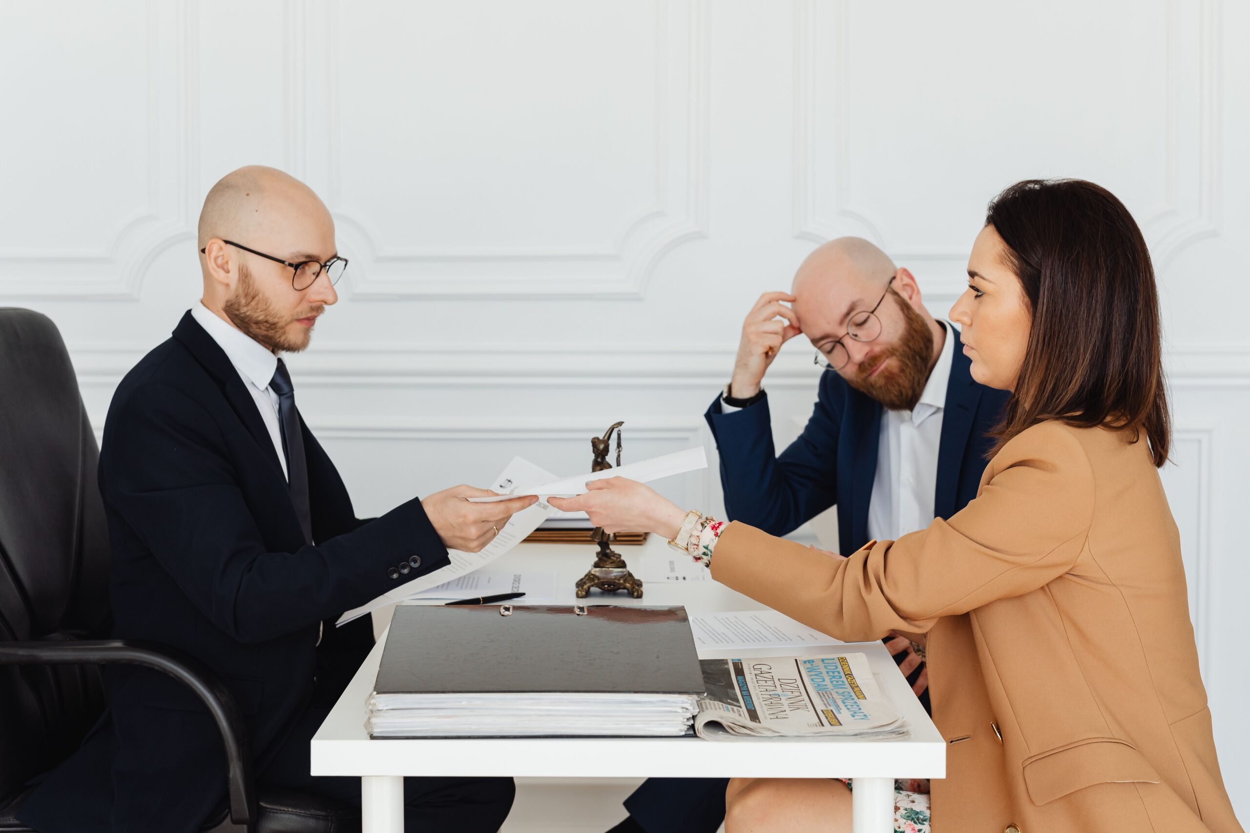 Stafford Truck Accident Lawyer - Meeting with clients